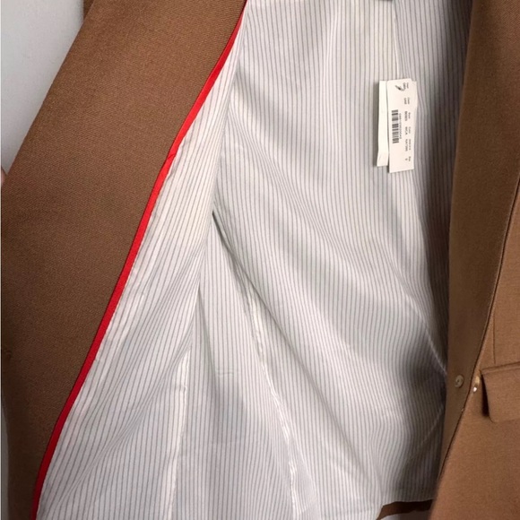 J.CREW Regent Wool Blazer Jacket Stripe Camel - Picture 12 of 14